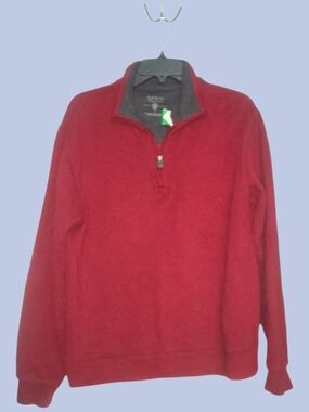 Arrow Men's Red Half-Zip Sweater